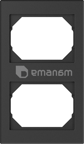 ჩარჩო ვერტიკალური Vilma RV02 an 2 განყოფილებიანი ანტრაციტი