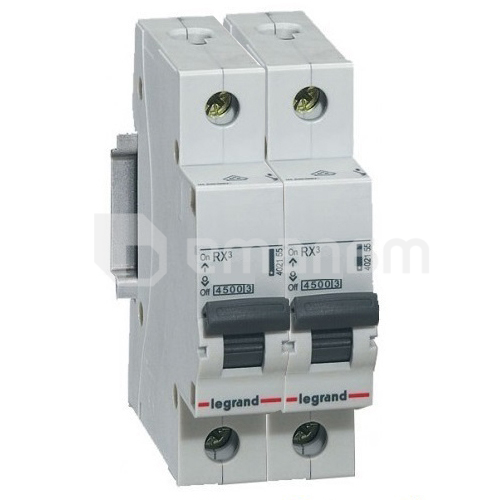 ავტომატური გამომრთველი LEGRAND XG3 2K B16 6KA