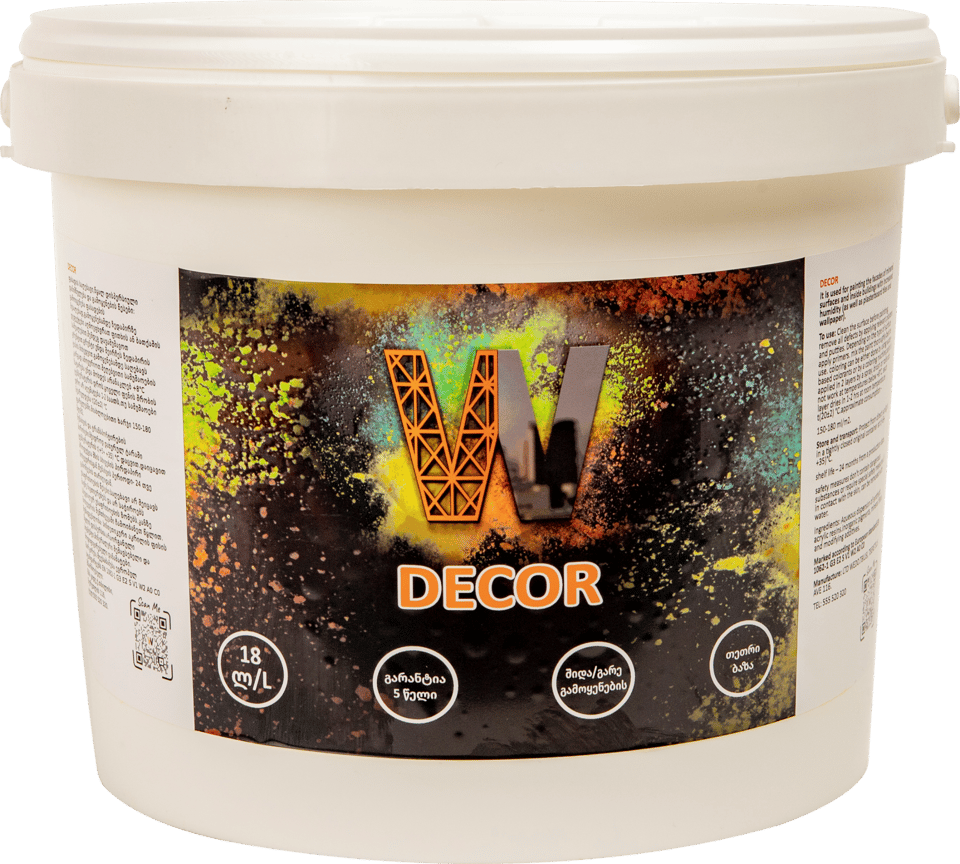 Decor საღებავი 18ლ, RAL-8002