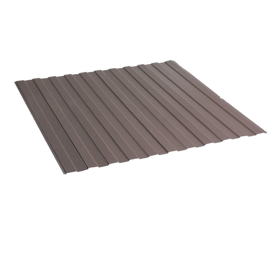 პროფილირებული ფერადი თუნუქი 0.5X1190 ხაოიანი RAL8019 NOVA