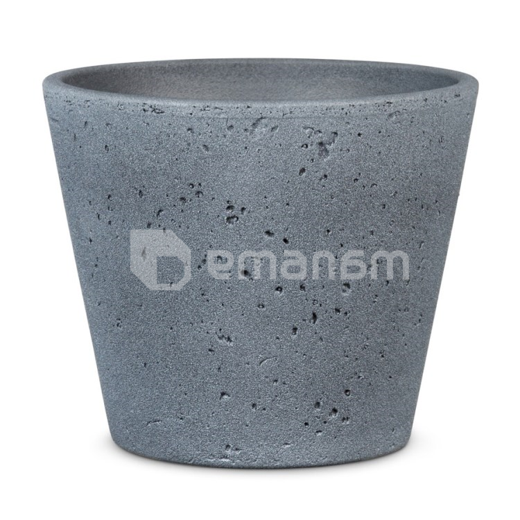 კერამიკული ქოთანი ყვავილებისთვის Scheurich 701/13 DARK STONE