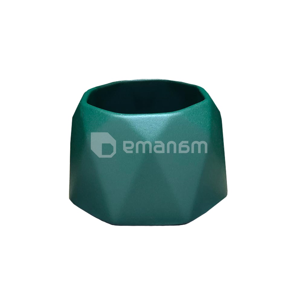 ქოთანი კერამიკული ზურმუხტისფერი Oriana №1 0,35ლ