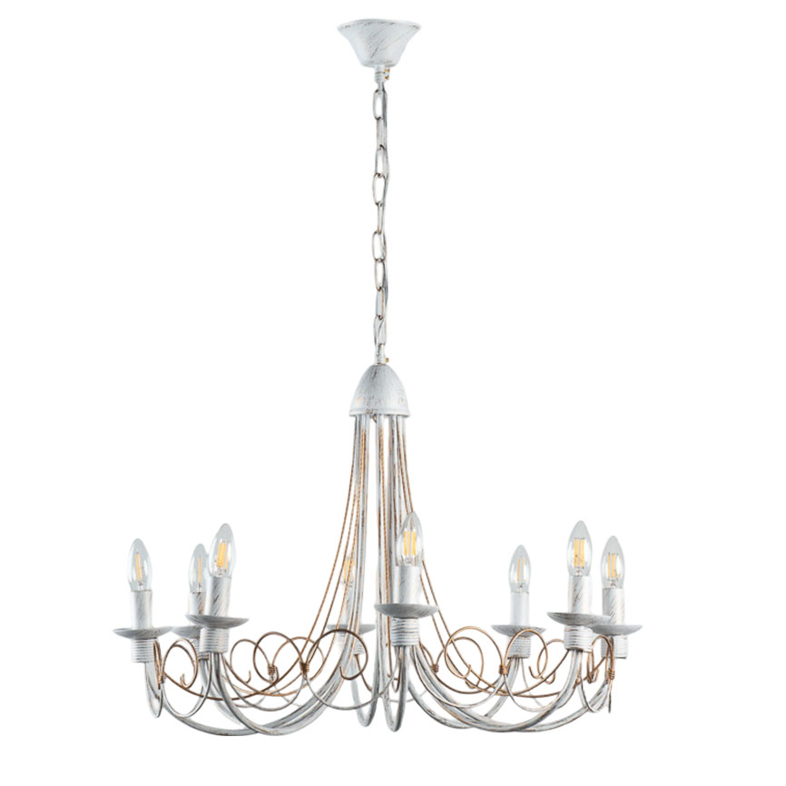 ჭაღი New Light 8 E14 81030-8 ოქროსფერი