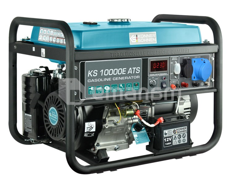 გენერატორი ბენზინის Konner&Sohnen KS 10000E ATS 8kW