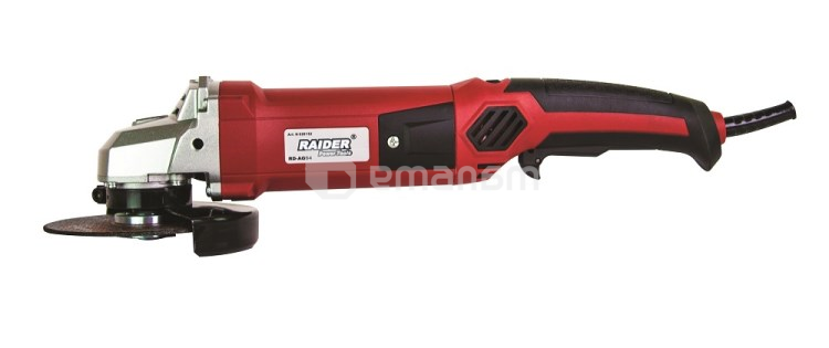 კუთხის სახეხი მანქანა Raider RD-AG54 1200W + დისკები