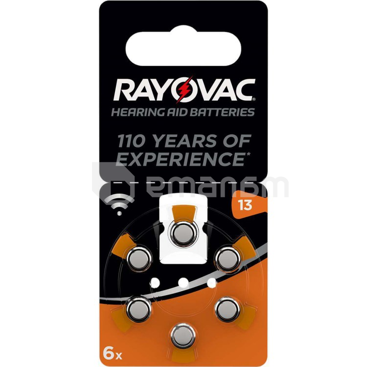 სასმენი აპარატის ელემენტი  Rayovac Acoustic 6ც