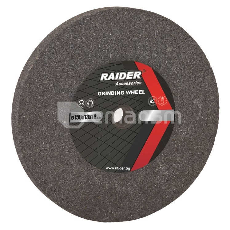 სალესი ქვა Raider 165119 150 მმ ნაცრისფერი