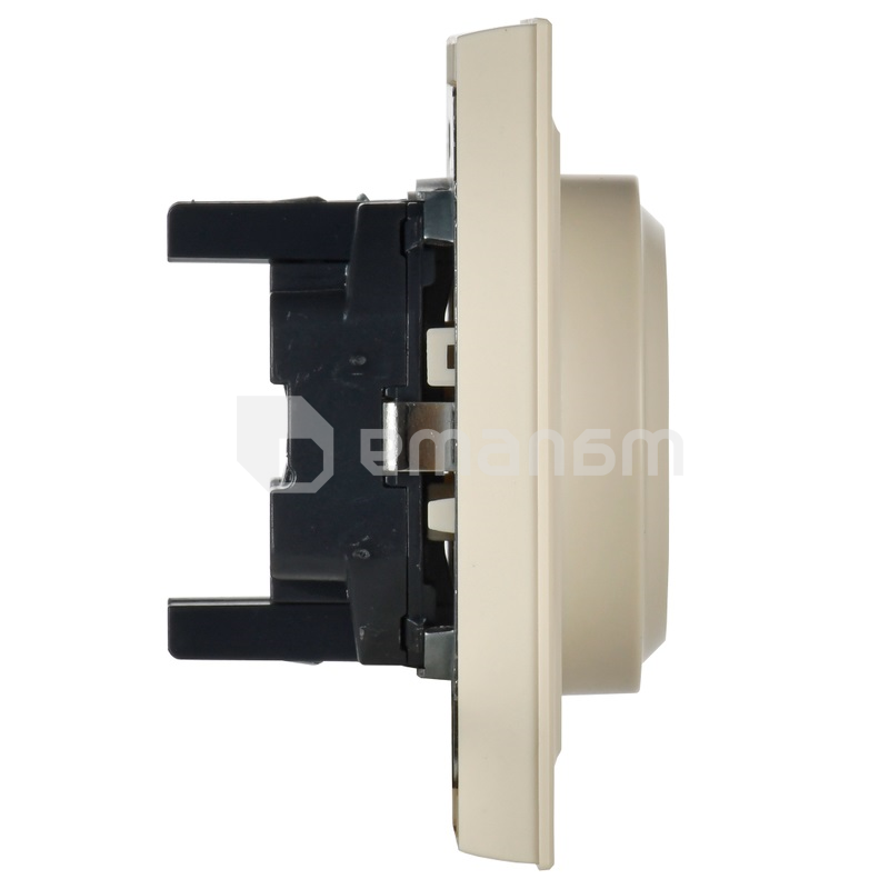 როზეტი IEK RS12-3-BrKr 2 BRITE 16A ბეჟი