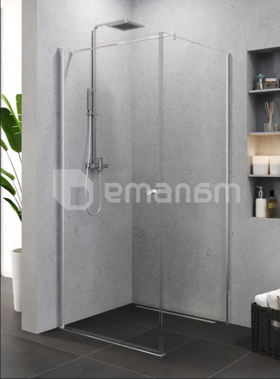 საშხაპე კაბინა New Trendy Superia K-0587 90x90x195სმ-6მმ (გამჭვირვალე შუშა- პროფილი ქრომი)