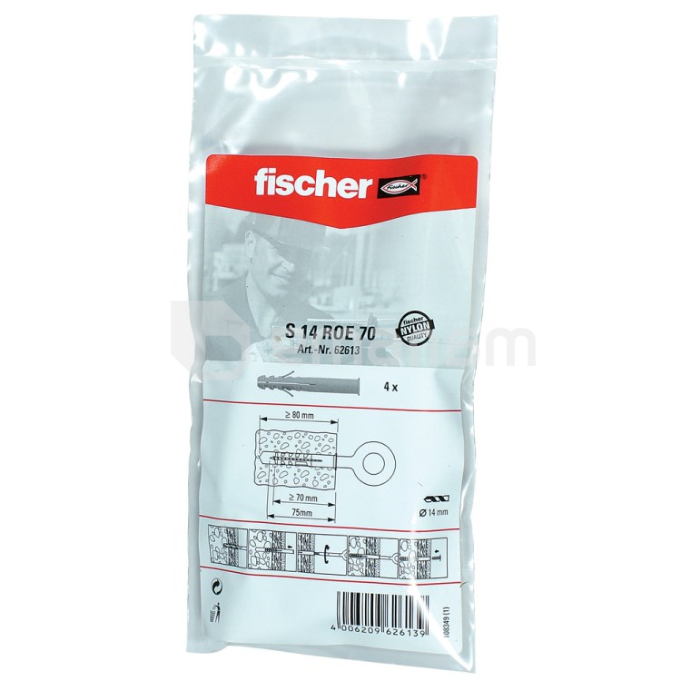 განმბჯენი დიუბელი Fischer S14 ROE100 4 ც.