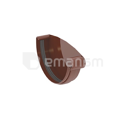 საცობი ღარის მარჯვენა Giza 120 მმ ყავისფერი (10.120.06.002)