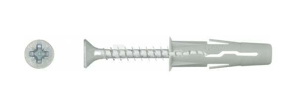 დიუბელი უნივერსალური Koelner 10x36 მმ სჭვლით 15 ც R-S3--10+/15