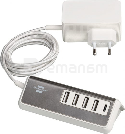 დამტენი მოწყობილობა Brennenstuhl 1,5მ 4хUSB А 1xUSB C
