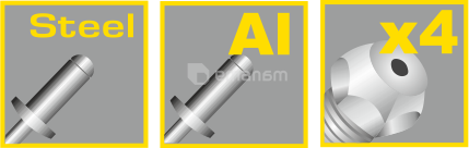 მოქლონი გაძლიერებული Topmaster 491111 270 მმ