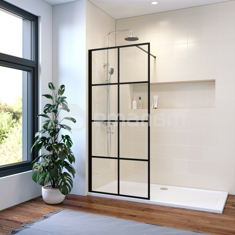 შუშა საშხაპე კაბინის ZS-7355 90x200 cm Walk-in