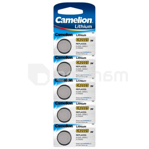 ელემენტი Camelion CR2025 3V Lithium 5 ც