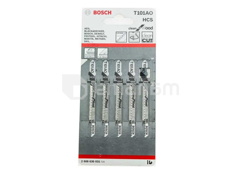 პირი ბეწვახერხის Bosch T101 AО, HCS 5 ც
