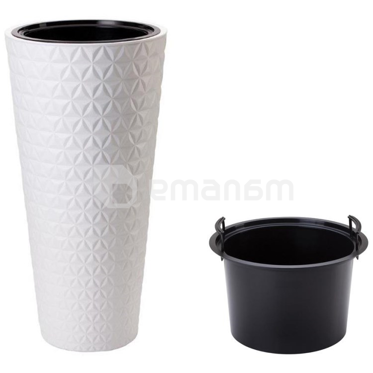 პლასტმასის ქოთანი FORM PLASTIC 2930-011 Diamond Slim 25 ლ