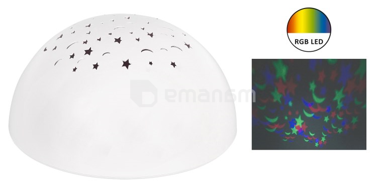სანათი საბავშვო Rabalux Lina 1470 RGB LED 0.5W