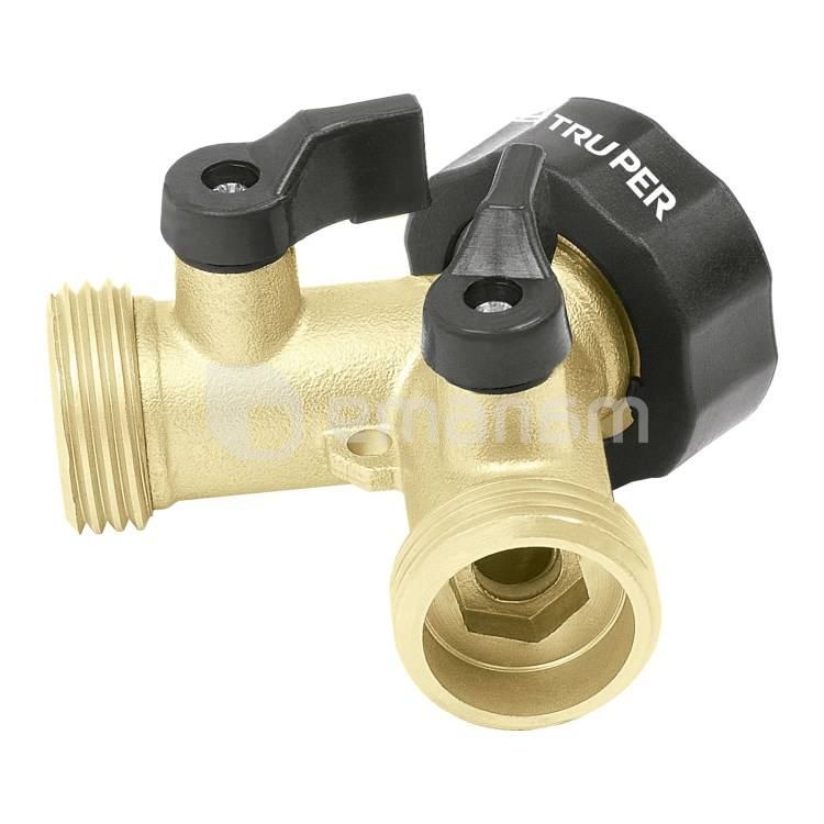 შემაერთებელი 2 არხიანი Truper AD-2X 3/4"