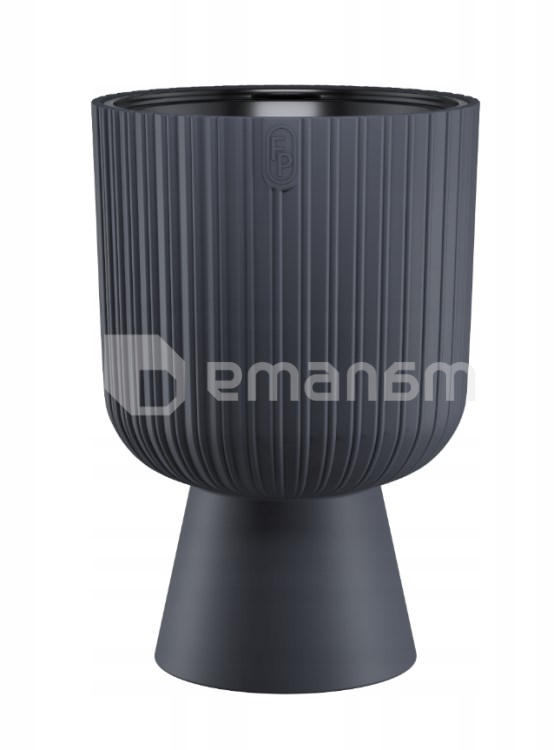 საყვავილე ქოთანი FORM PLASTIC Keli Mika 30 ანტრაციტი