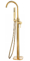 აბაზანის დასადგამი შემრევი Laveo POLA, Gold