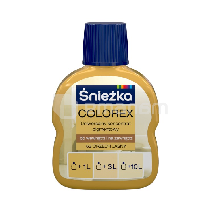 უნივერსალური პიგმენტი-კონცენტრატი Sniezka Colorex 100 მლ ნათელი კაკალი N63