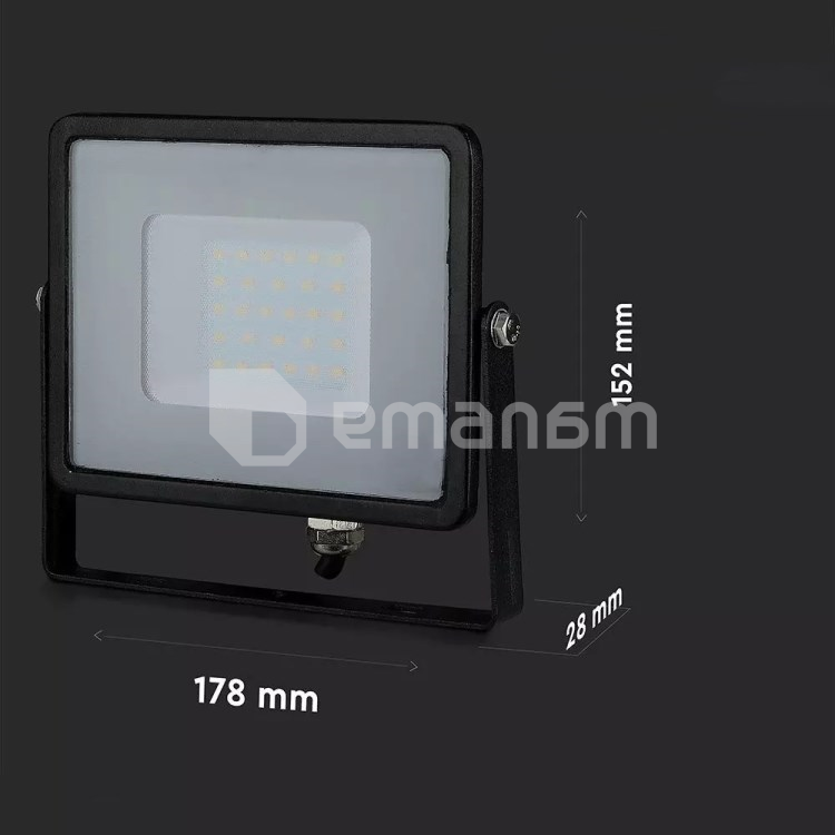 პროჟექტორი V-TAC LED Samsung 402 IP65 6400K 30W