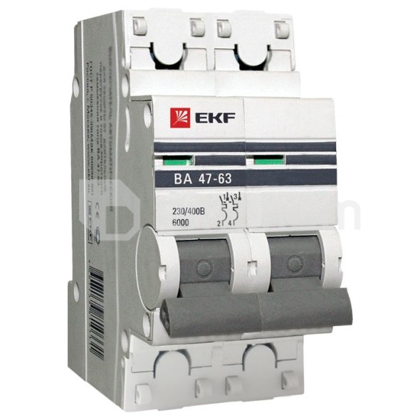 ავტომატური ამომრთველი EKF 2P 100A