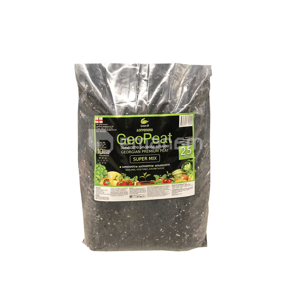 ნიადაგი Geopeat - super mix Green It 25 ლ