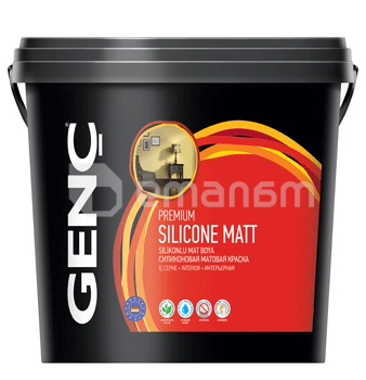 ინტერიერის საღებავი სილიკონის Genc Silicone Mat 2.5 ლ