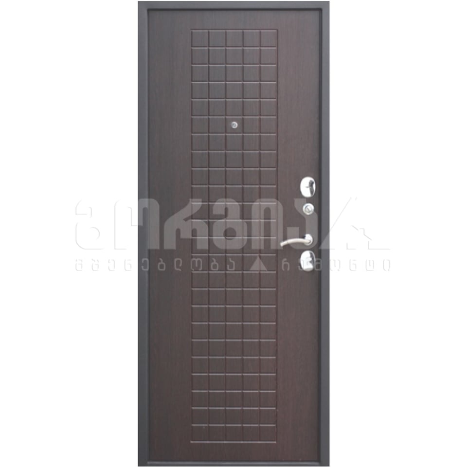 ლითონი კარი FL-27 2200*960 ვენგე მეტალი/მდფ გარე მარჯვენა