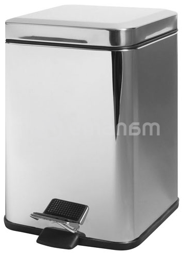 ურნა Bisk NIAGARA SQUARE PEDAL BIN 6L CHROME