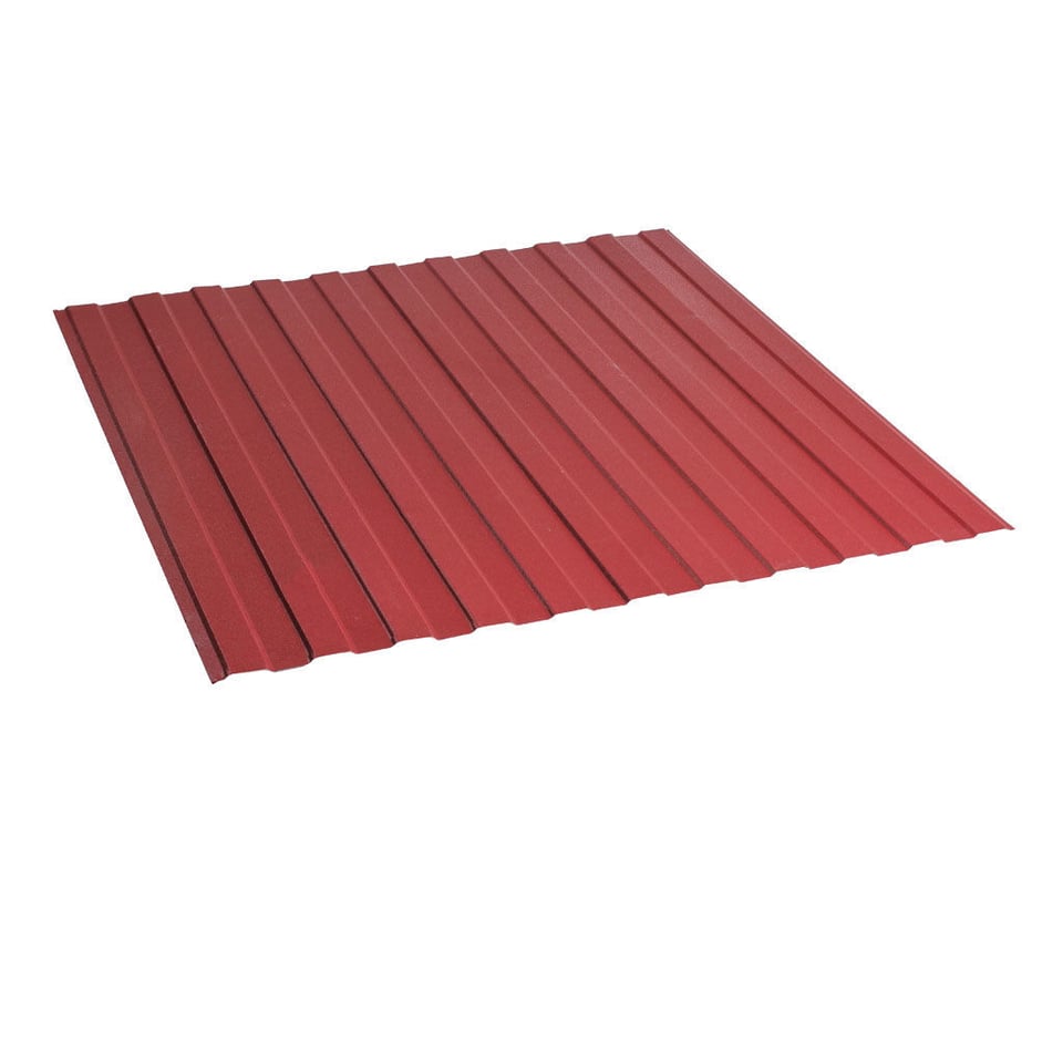პროფილირებული ფერადი თუნუქი 0.5X1190 ხაოიანი RAL3005 NOVA