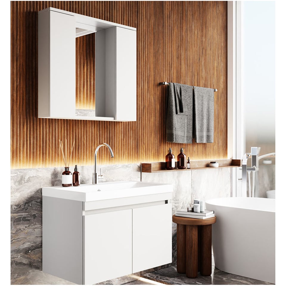 აბაზანის ავეჯის კომპლექტი 80სმ KOZA