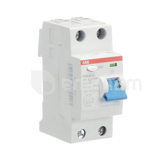 დამცავი გამორთვის მოწყობილობა ABB 230 V AC 16 A 10 kA 10 mA 2 P Type A
