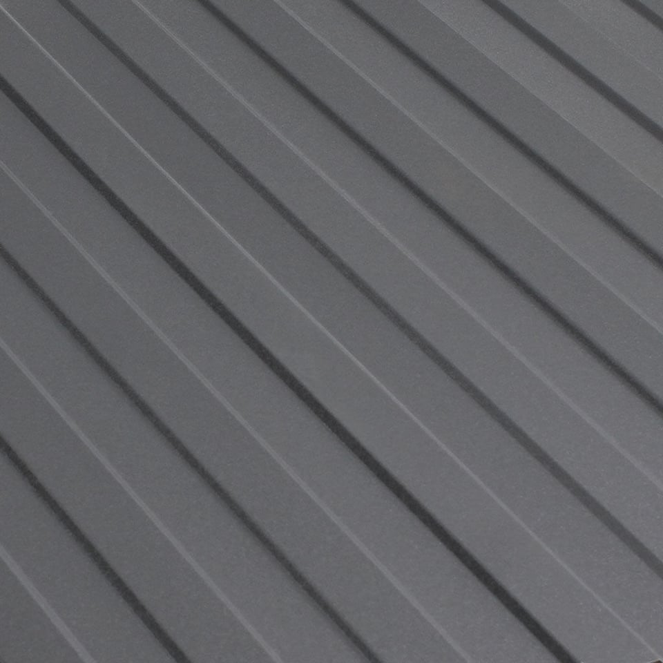 პროფილირებული ფერადი თუნუქი 0.5X1190 ხაოიანი RAL7024 NOVA