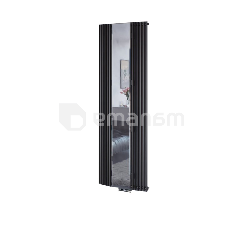 საშრობი დეკორატიული Dekorpan Victory Mirror 649/1800 Black Matt