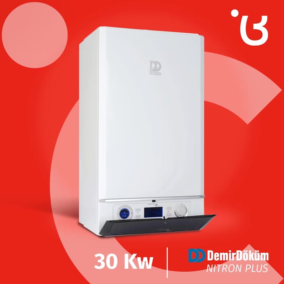 ცენტრალური გათბობის ქვაბი მილით NITRON PLUS HK 30kW (729) DD