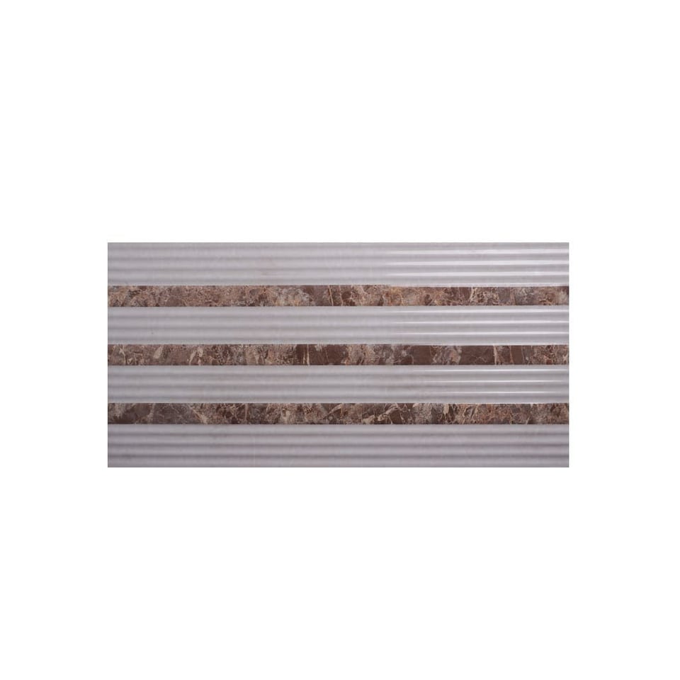 კერამიკული ფილა 30X60 სმ Roshan Brown Light Decor Transe