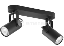 სპოტი TK Lighting 2 REDO შავი GU10 2x MAX 10W 6503 TK-L