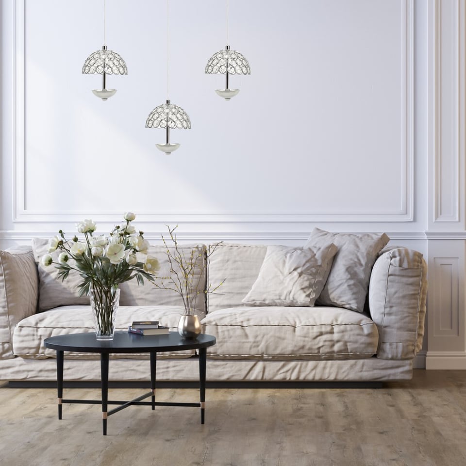 საკიდი Milagro VENUS LED 3 5W 4000K 1050Lm ქრომი