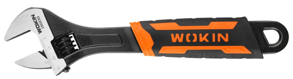 რეგულირებადი ქანჩის გასაღები Wokin 150242, 300MM, 12″, Adjustable Wrench (INDUSTRIAL), Black