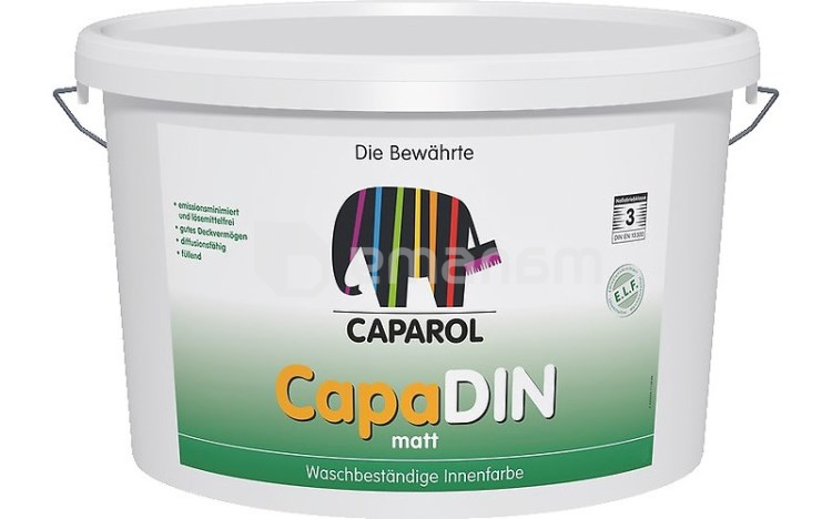 ინტერიერის  საღებავი Caparol Capadin 5 ლ