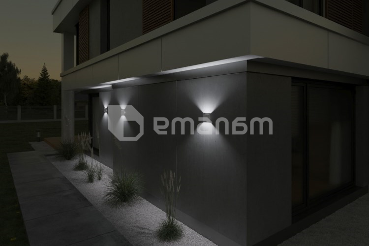 სანათი ბაღის-პარკის Kanlux GARTO LED EL 8W-W IP54 4000K