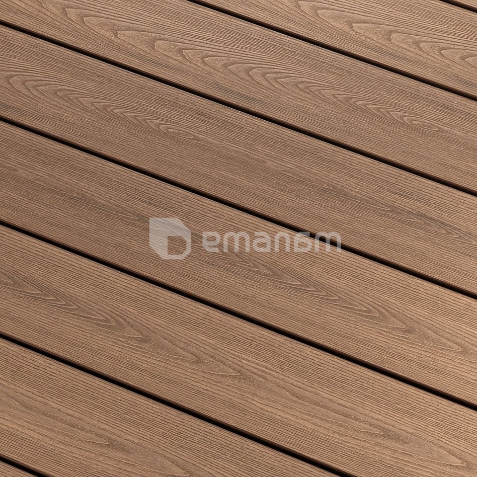 ტერასის დაფა Bergdeck S140 BB1107 Teak 140x25x2200 მმ