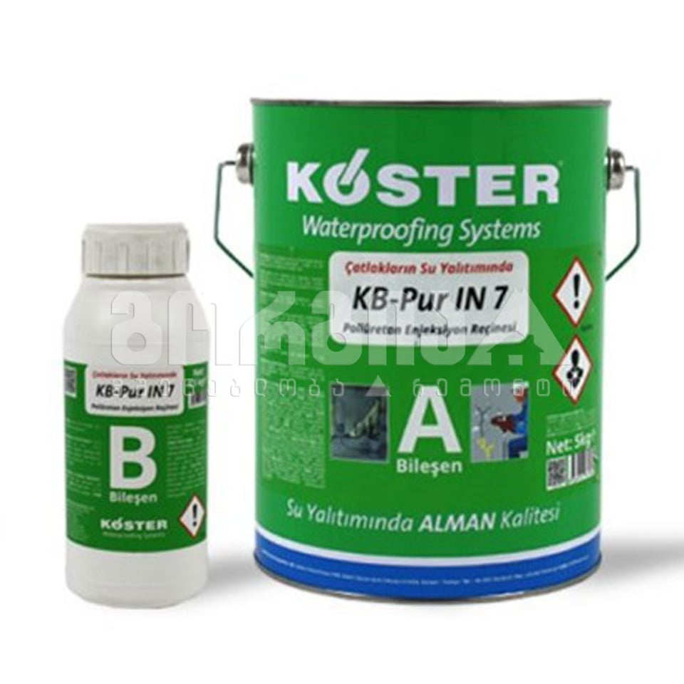 საინჟექციო ქაფი B კომპ. 0,5 კგ KOSTER KB-Pur IN 7