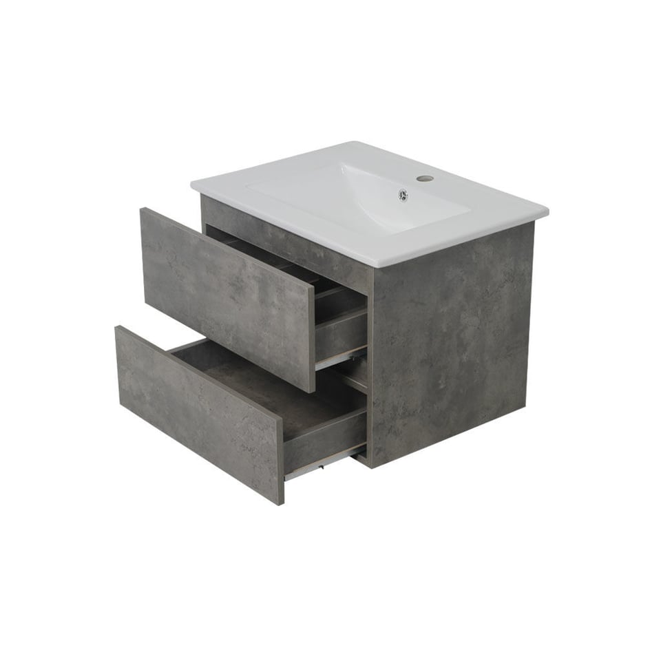 აბაზანის ავეჯის კომპლექტი ნაცრისფერი  JDL-550