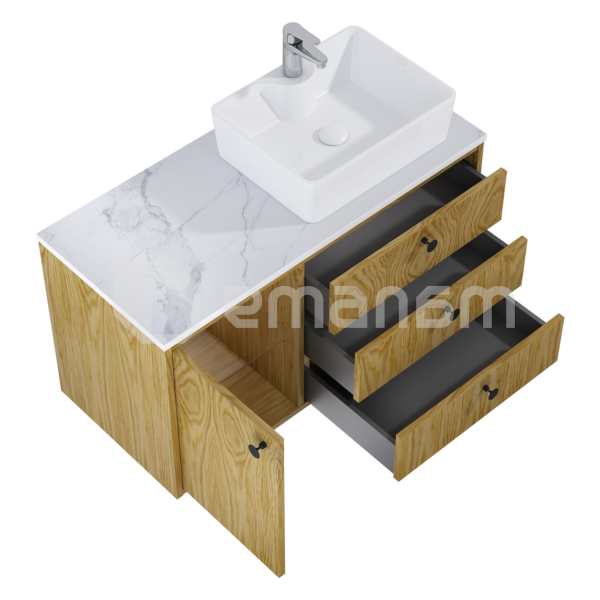 აბაზანის ტუმბო ბუნებრივი მუხა  Elita UNIT LEGACY 100