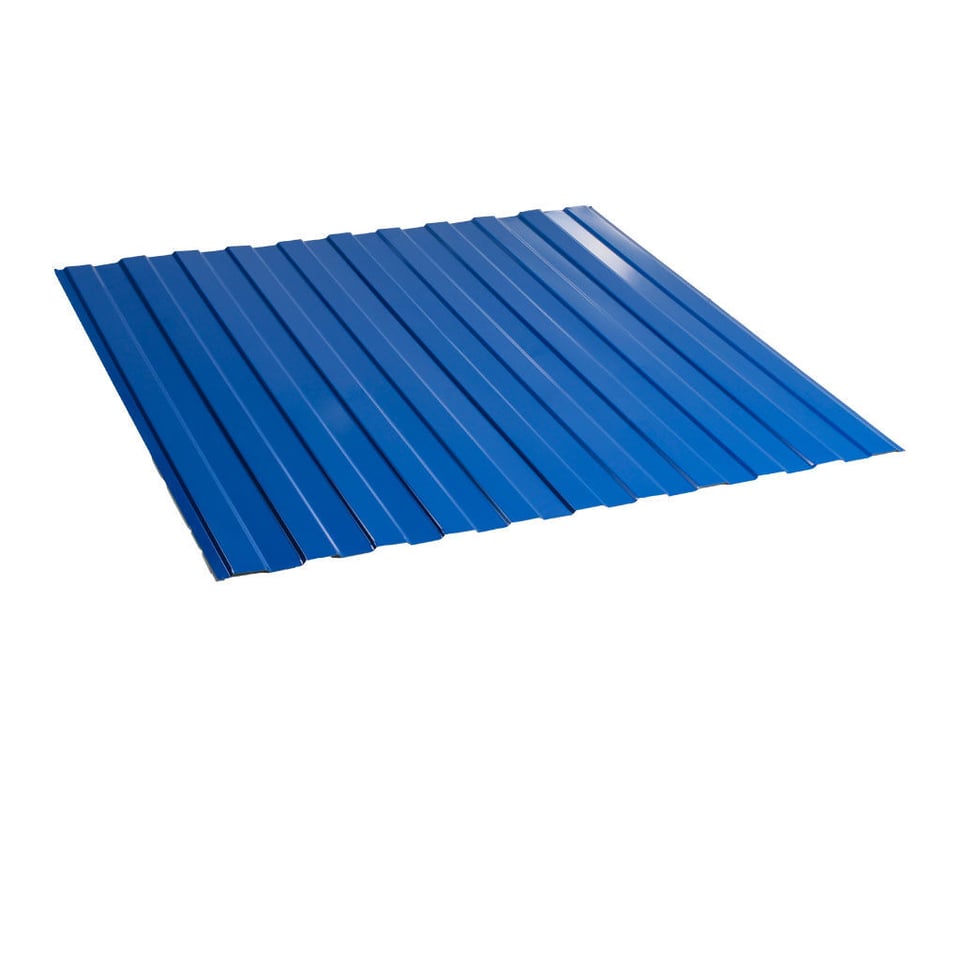 პროფილირებული ფერადი თუნუქი 0.5X1190 პრიალა RAL5005 NOVA